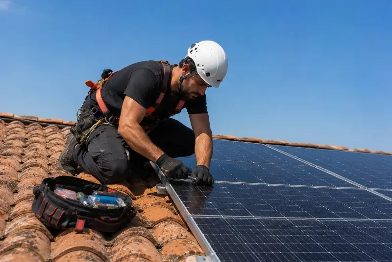 Maintenance et monitoring de panneaux solaires à Bédée