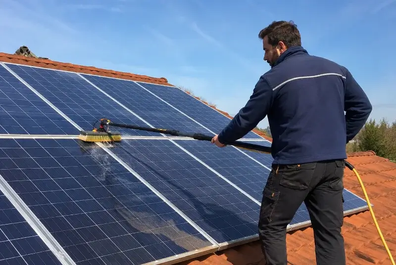 Nettoyage et entretien de panneaux solaires à Bédée